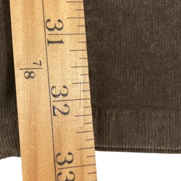 J. Jill Pants 14T Rich Brown Mid-Rise Soft Corduroy 5 Pocket Zipper Belt Loops - Picture 11 of 11
